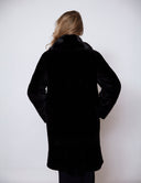 Black Sheared Mink Coat