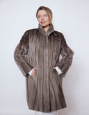 Cerulian Mink Coat