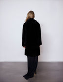 Black Sheared Mink Coat