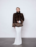 Mink Jacket with Sable Trim