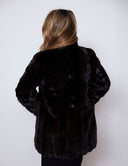 Sheared sculpted Mink Jacket