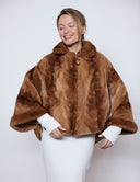 Whiskey Mink Cape