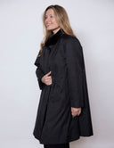 Sheared Mink Lined Storm Coat
