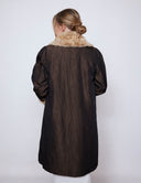 Blonde Sable Lined Storm Coat