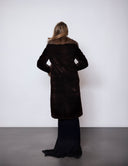 Sheared Mink Coat with Sable