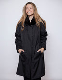 Sheared Mink Lined Storm Coat