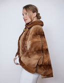 Whiskey Mink Cape