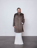Cerulian Mink Coat
